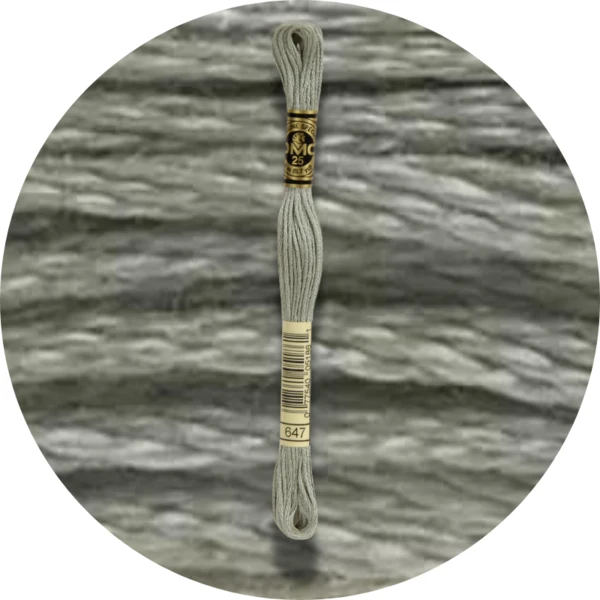 DMC Mouliné Spécial 25 Broderigarn, Ensfarvet, Neutrale nuancer